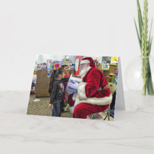 Carte de Noël de Père Noël