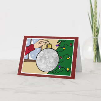 Carte de Noël de photo