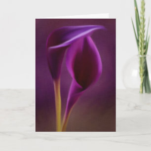 Carte de Noël de pourpre royal