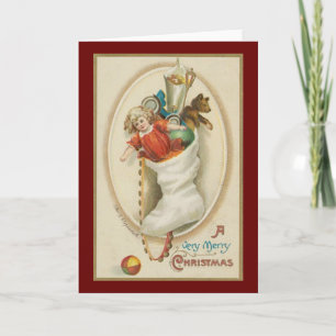 Carte de Noël de rangement