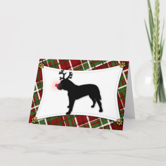 Carte de Noël de renne de Presa Canario