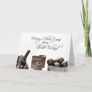 Carte de Noël de Rhode Island, préciser