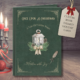 Carte de Noël de roman classique de livre de conte