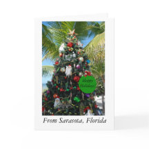 Carte de Noël de Sarasota, Floride