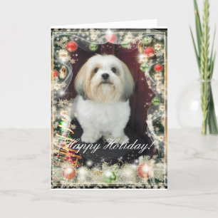 Carte de Noël de ShihTzu