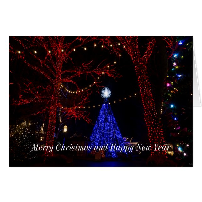 Carte de Noël de Silver Dollar City (Devant Horizontal)