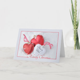 carte de Noël de tante & oncle Merry