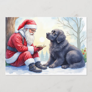 Carte de Noël de Terre-Neuve