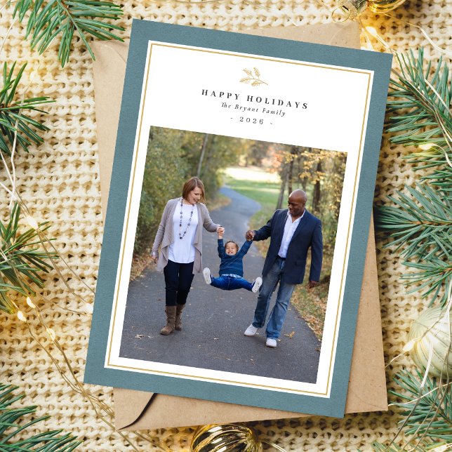 Carte de Noël de vacances heureuse en famille (Créateur téléchargé)