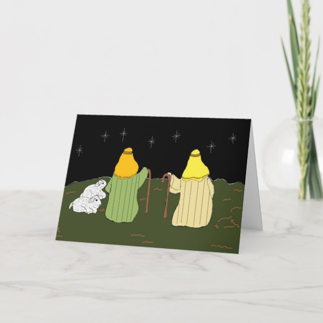 Carte de Noël de veille (Devant)