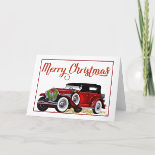 Cartes De Vœux Voiture Ancienne Zazzle Fr