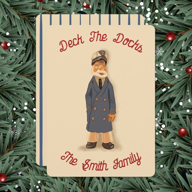 Carte de Noël Deck The Docks (Créateur téléchargé)