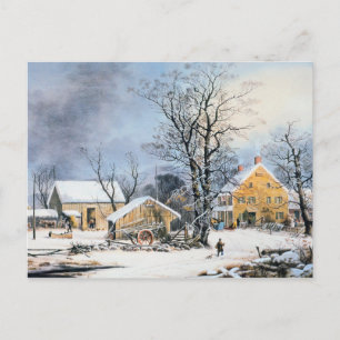 Carte de Noël démodée