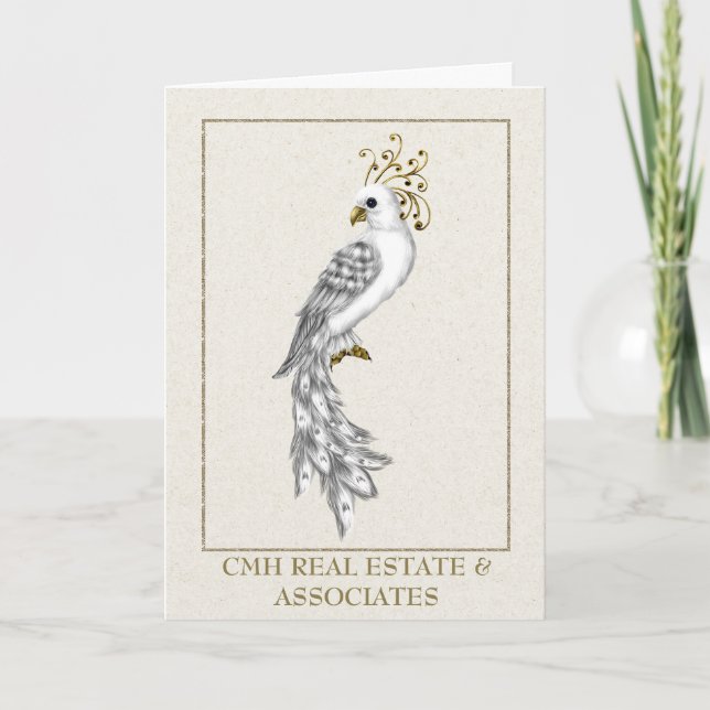 Carte de Noël d'entreprise avec Noël (Devant)