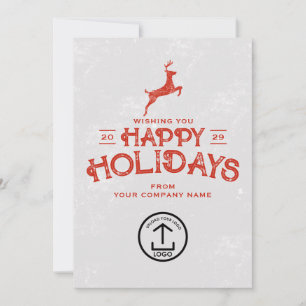 Carte de Noël d'entreprise Clients Employés