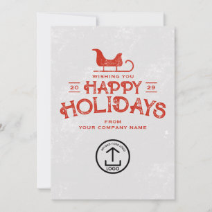 Carte de Noël d'entreprise Clients Employés