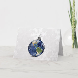 carte de Noël d'entreprise paix sur terre