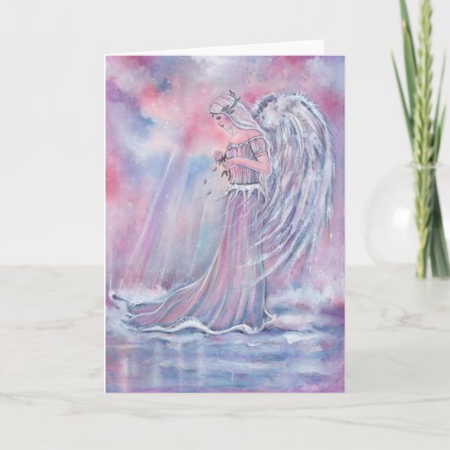 Carte de Noël des anges de Manakel par Renee (Devant)
