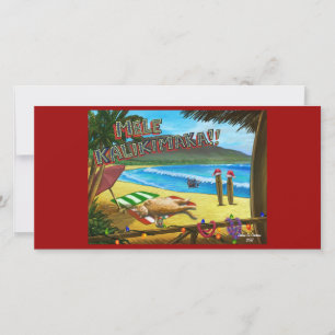 Carte de Noël des chats Maui