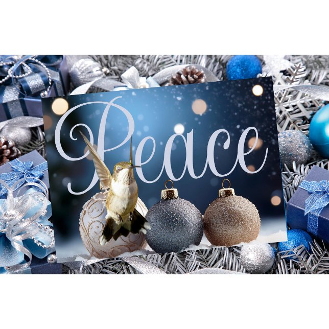 Carte de Noël des colibris (Créateur téléchargé)