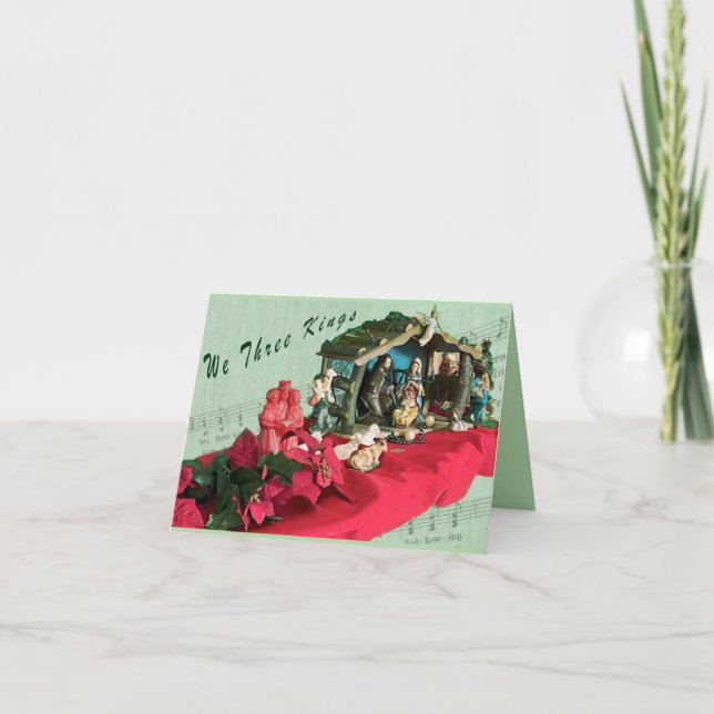 Carte de Noël des rois Plié Carte de vacances (Devant)