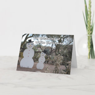 Carte de Noël des Snowbirds du désert