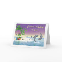 Carte de Noël - "Desert Isle Christmas"