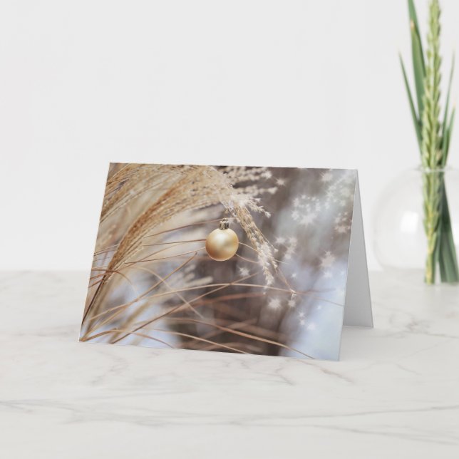 Carte de Noël d'étincelle de vacances (Devant)