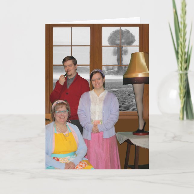 Carte de Noël d'hiver nucléaire (Devant)