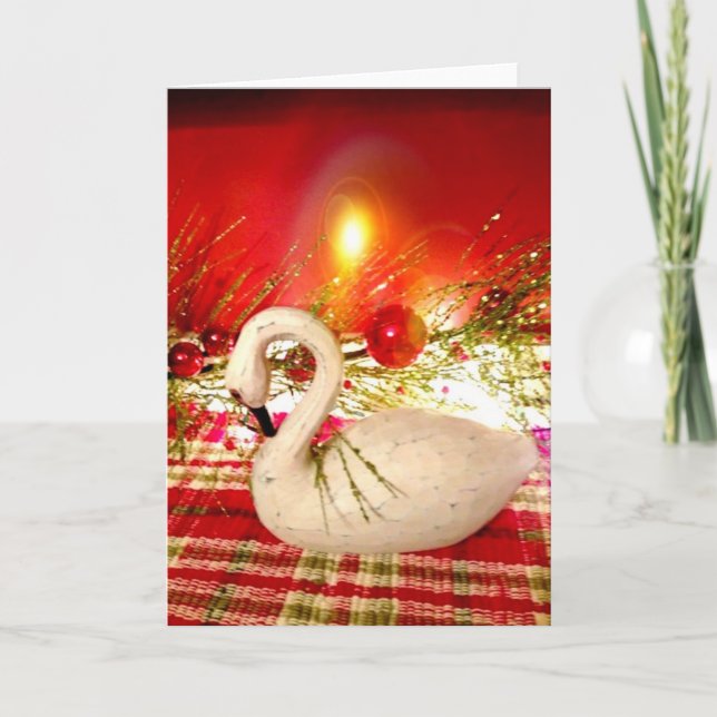 Carte de Noël d'oie (Devant)
