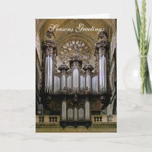 Carte de Noël d'orgue de la cathédrale d'Auch