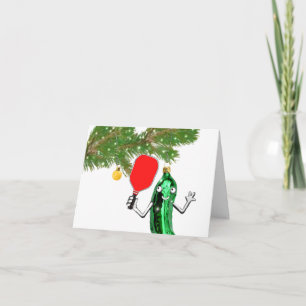 Carte de Noël drôle de Pickleball