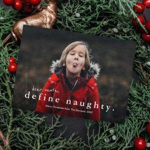 Carte de Noël drôle dévergondée 3 Photo Budget