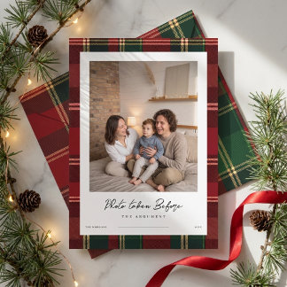 Carte de Noël drôle et humoristique de famille à c