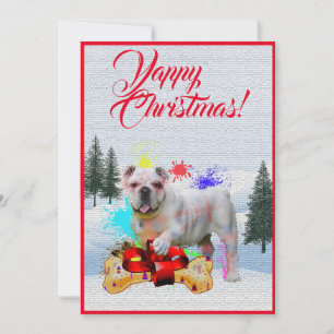 Carte de Noël drôle et personnalisable pour Bouled