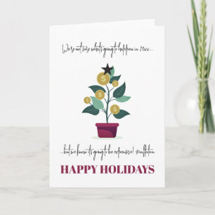 Carte de Noël drôle et sarcastique pour une année 