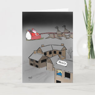 Carte de Noël drôle : Naughty ou Nice.