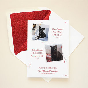 Carte de Noël drôle pour animal de compagnie