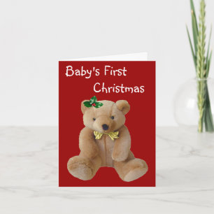 Carte de Noël du bébé