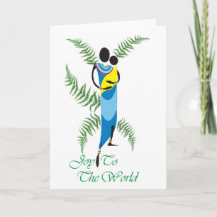 Carte de Noël du bébé Jésus