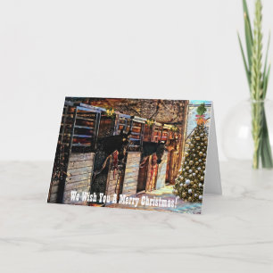 Carte de Noël du Cheval de Grange