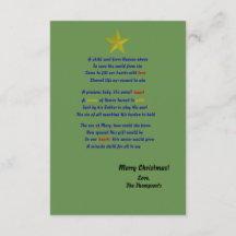 Carte de Noël du Ciel