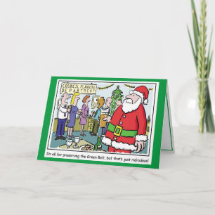Carte de Noël du conseil ou de l'autorité locale