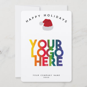 Carte de Noël du logo Entreprise Vacances