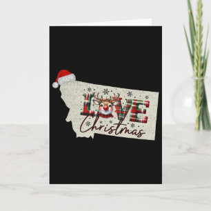 Carte de Noël du Montana Montana Christmas