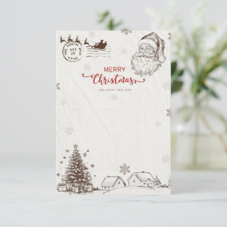 🎅 Carte de Noël du Père Noël