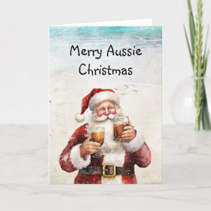 Carte de Noël du Père Noël australien