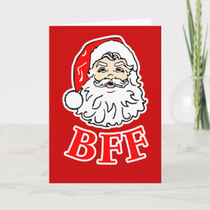 Carte de Noël du Père Noël BFF