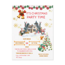 Carte de Noël du Père Noël Cozy