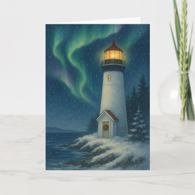 Carte de Noël du phare Aurora (Devant)